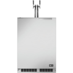 DCS 24-Inch 5.7 Cu. Ft. Left Hinge Outdoor Rated Dual Tap Beer Dispenser / Kegerator - RF24BTL2