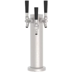 Zephyr Presrv 24 Inch Outdoor Kegerator & Beverage Cooler Triple Tap on Rolling Casters w/ Line Cleaning Kit - PRKB24C01AS-OD - Image 9