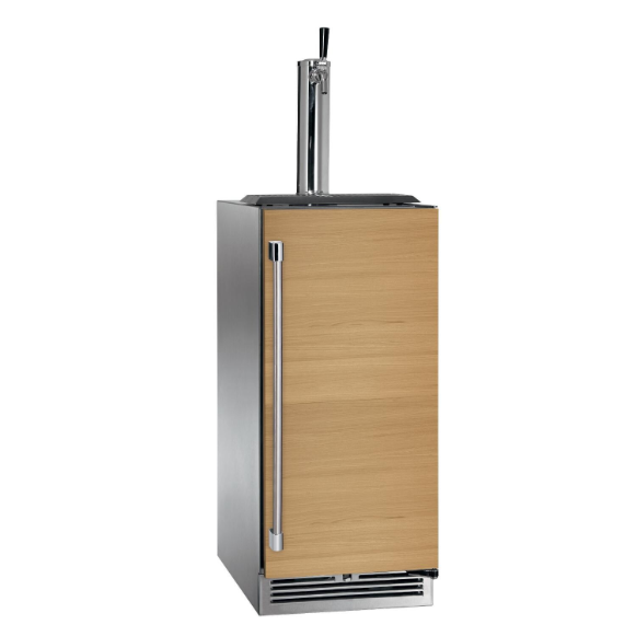 duttpack-40802 Perlick 15-Inch Signature Series Stainless Steel Panel Ready Outdoor Beverage Dispenser - Right Hinged - HP15TO-4-2R-1 - Image 1