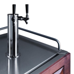 Summit 24-Inch 5.6 Cu. Ft. Built-In Kegerator - Custom Panel - SBC682PNRTWIN - Image 5