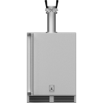 Hestan 24-Inch 5.2 Cu. Ft. Right Hinge Outdoor Rated Double Tap Beer Dispenser - GFDSR242