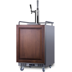 Summit 24-Inch 5.6 Cu. Ft. Built-In Cold Brew/Nitro Coffee Kegerator - Custom Panel - SBC682PNRCMTWIN - Image 2