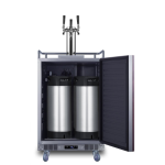 Summit 24-Inch 5.6 Cu. Ft. Built-In Kegerator - Custom Panel - SBC682PNRTRIPLE - Image 4