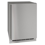 U-Line 24-Inch 5.5 Cu. Ft. Outdoor Rated Kegerator - Stainless Steel - UOKR124-SS01A