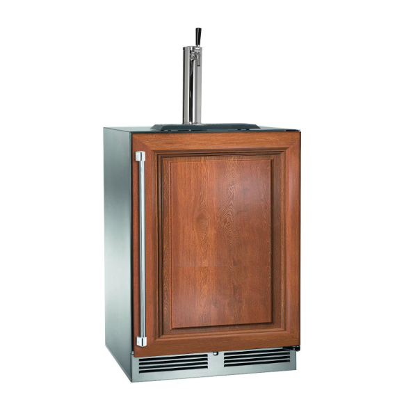 duttpack-40901 Perlick 24-Inch Signature Series Stainless Steel Panel Ready Single Tap Outdoor Beverage Dispenser w/ Door Lock - Right Hinged - HP24TO-4-2RL-1 - Image 1