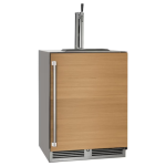 Perlick 24-Inch C-Series Single Tap Stainless Steel Panel Ready Outdoor Beverage Dispenser - Right Hinged - HC24TO-4-2R-1