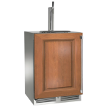 Perlick 24-Inch C-Series Single Tap Stainless Steel Panel Ready Outdoor Beverage Dispenser - Left Hinged w/ Door Lock - HC24TO-4-2LL-1 - Image 2