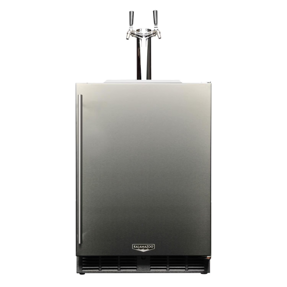 duttpack-41040 Kalamazoo Signature 24 Inch Refrigerated Keg Tapper - Right Hinge - Lock - 2 Tap - Marine-Grade - K-HP24TO-4-1RL-2-M6 - Image 1