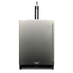 Kalamazoo Signature 24 Inch Refrigerated Keg Tapper - Left Hinge - Lock - 1 Tap - Marine-Grade - K-HP24TO-4-1LL-1-M6