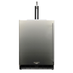 Kalamazoo Signature 24 Inch Refrigerated Keg Tapper - Left Hinge - 1 Tap - Marine-Grade - K-HP24TO-4-1L-1-M6