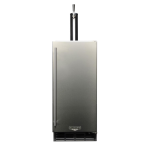 Kalamazoo Signature 15 Inch Refrigerated Keg Tapper - Right Hinge - Lock - 1 Tap - Marine-Grade - K-HP15TO-4-1RL-M6