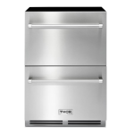 Thor 24 Inch Stainless Steel Double Drawer Freezer - TRZ24U