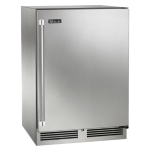 Perlick 24-Inch Signature Series Marine & Coastal Series Stainless Steel Outdoor Freezer W/ Door Lock - Right Hinge - HP24FM-4-1RL