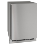 U-Line 24-Inch 4.9 Cu. Ft. Outdoor Rated Convertible Freezer - Stainless Steel - UOFZ124-SS01B