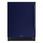 True 24 Inch 4.2 Cu. Ft. Left Hinge Outdoor Freezer - Cobalt w/ Pewter Handles - TUF-24-L-OP-C~DSK-078-H05