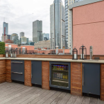 True 24 Inch 4.2 Cu. Ft. Left Hinge Outdoor Freezer - Matte Black w/ Pewter Handles - TUF-24-L-OP-C~DSK-027-H05 - Image 2