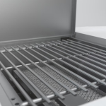 Mont Alpi Black Series 8 Ft Natural Gas Outdoor Kitchen Island w/ Side Burner & Fridge (Ships Propane w/ Conversion Kit) - Image 8