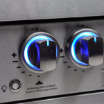 Mont Alpi Black Series 10 Ft Natural Gas Outdoor Kitchen Island w/ Side Burner & Refrigerator (Ships Propane w/ Conversion Kit) - Image 6