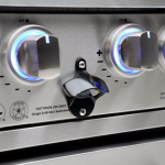 Mont Alpi Deluxe Series 9 Ft Propane Outdoor Kitchen Island w/ Side Burner & Refrigerator - Image 20