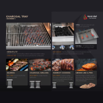 Mont Alpi Deluxe Series 11 Ft Natural Gas Outdoor Kitchen Island w/ Side Burner & Beverage Center (Ships Propane w/ Conversion Kit) - Image 25