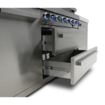 Mont Alpi Deluxe Series 10.5 Ft L-Shaped Propane Outdoor Kitchen Island w/ Side Burner & Beverage Center- MAi400-D90BEV - Image 16