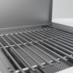 Mont Alpi Black Series 8.5 Ft L-Shaped Natural Gas Outdoor Kitchen Island w/ Side Burner & Fridge (Ships Propane w/ Conversion Kit) - Image 6