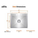 BBQGuys Signature 10 Ft Outdoor Kitchen Island w/ 40-in Blaze LTE+ Propane Grill, Sink & Double Trash Bin | Toffee w/ Nero Mist Granite - Image 28