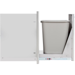 BBQGuys Signature 10 Ft Outdoor Kitchen Island w/ 32 Inch Propane Blaze LTE+ Grill & Griddle & Narrow Trash Bin | Alaska Gray w/ Black Granite - Image 21