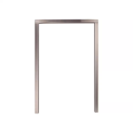 BBQGuys Signature 8 Ft Outdoor Kitchen Island w/ 32 Inch Propane Blaze LTE PRO Grill, Beverage Center & Narrow Trash Bin | Crystal White w/ White Granite - Image 13