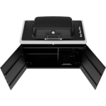 Everdure 6 1/2 Ft Outdoor Kitchen Island w/ Marine Grade Aluminum Cabinets  in Black - Image 5