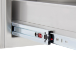 BBQGuys Signature 10 Ft Outdoor Kitchen Island w/ 40-in Blaze LTE+ Natural Gas Grill, Sink & Double Trash Bin | Sun Bleached Oak w/ Nero Mist Granite - Image 24