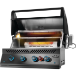 Napoleon Built-In 700 Series 32-Inch Natural Gas Grill w/ Infrared Rear Burner & Rotisserie Kit - Matte Black - BIG32RBNMK-1 - Image 9