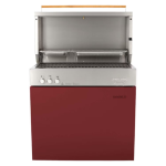 Flammkraft Model D Natural Gas Grill - Ruby - 1030976