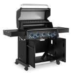 Broil King Baron 500 Pro Shadow 5 Burner Natural Gas Grill w/ Side Burner & Rotisserie Kit - Black - 675147 - Image 3