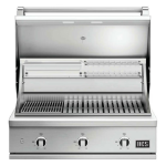 DCS Series 9 36-in 4 Burner Built-In Natural Gas Grill w/ Charcoal Smoker Box - BE1-36C-N - Image 4