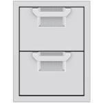Aspire By Hestan 16-Inch Double Storage Drawers - Steeletto - AEDR16
