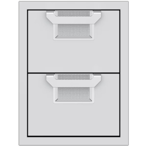 duttpack-42543 Aspire By Hestan 16-Inch Double Storage Drawers - Steeletto - AEDR16 - Image 1