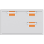 Aspire By Hestan 36-Inch Double Drawer And Single Storage Door Combo - Citra - AESDR36-OR