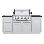 Broil King Imperial S 590i 5-Burner Natural Gas Grill Center With Rotisserie, & Side Burner - Stainless Steel - 896847