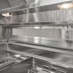 Coyote Key 6 Ft Outdoor Kitchen Island w/ SL-Series 30-in 2-Burner Built-In Natural Gas Grill, Insulated Jacket, Refrigerator & Access Door - Image 13