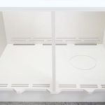 Bull Myrtle Beach DuraBull 8 Ft Outdoor Kitchen Island w/ Angus 30-in Natural Gas Grill, Refrigerator, & Trash Bin in Symphony Blue/Galaxy White Granite - Image 3