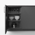 Urban Bonfire Vermont Outdoor Kitchen w/ DCS 24-Inch 5.3 Cu. Ft. Refrigerator, Danae Dekton Countertop & Clay Finish - B-Vermont-Danae-Clay - Image 4