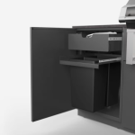 Urban Bonfire Celeste Outdoor Kitchen w/ DCS 24-Inch 5.3 Cu. Ft. Refrigerator, Keon Dekton Countertop & Chantilly Finish - B-Celeste-Keon-Chantilly - Image 5