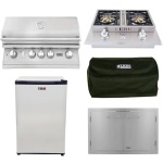 Lion L75000 4-Piece 32-Inch Propane Gas Outdoor Kitchen Package - 75625-4PC