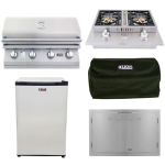Lion L60000 5-Piece 32-Inch Propane Gas Outdoor Kitchen Package - 65625-5PC
