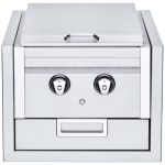 Crown Verity Infinite Series 4pc 36-Inch Natural Gas Built-In Grill Bundle W/Large Storage Cabinet, Access Door, & Sideburner - IBI36NG - Image 13