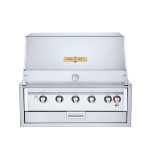 Crown Verity Infinite Series 3pc 36-Inch Propane Built-In Grill Bundle W/Storage Drawer & Sideburner - IBI36LP - Image 2