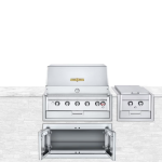 Crown Verity Infinite Series 3pc 36-Inch Natural Gas Built-In Grill Bundle W/Storage Drawer & Sideburner - IBI36NG