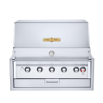 Crown Verity Infinite Series 3pc 36-Inch Propane Built-In Grill Bundle W/Access Door & Sideburner - IBI36LP - Image 2