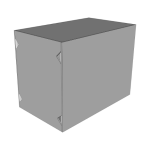 Universal 48-Inch Ready To Finish BBQ Island Appliance And Storage Cabinet